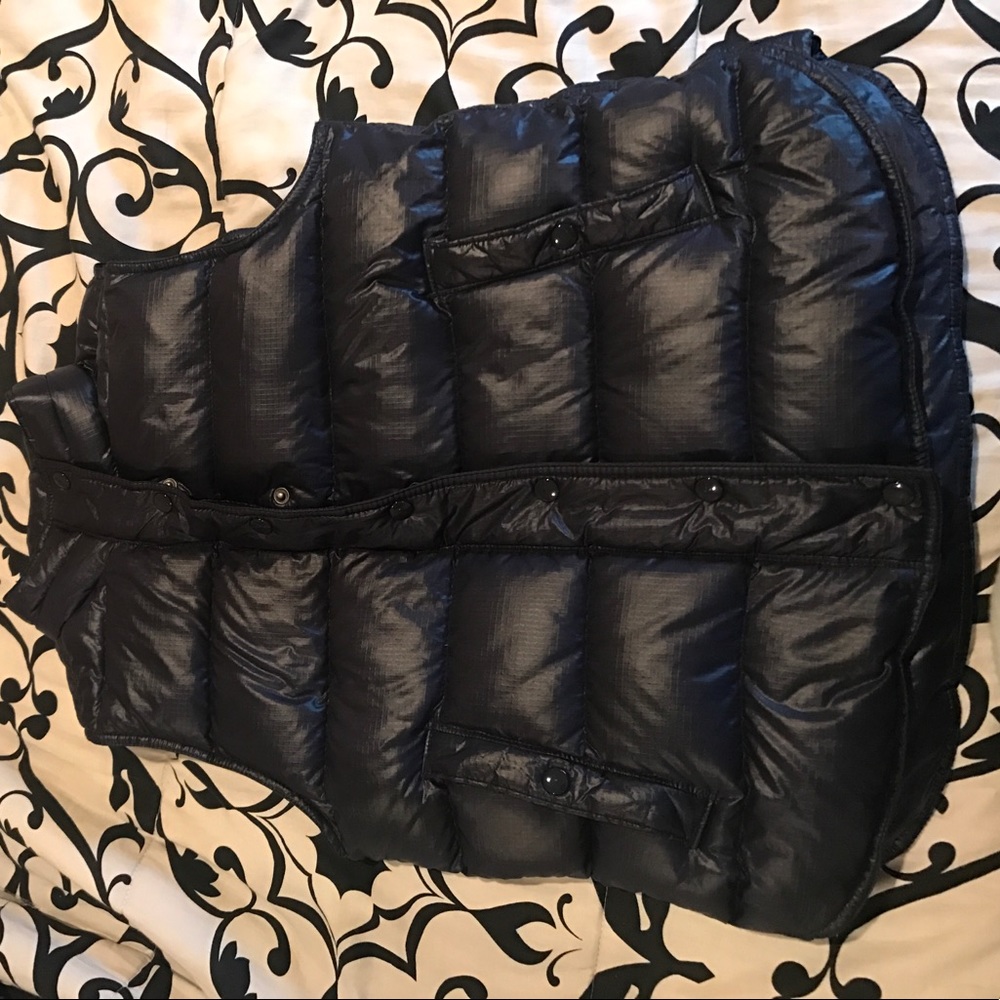 Jcrew shiny puffer vest